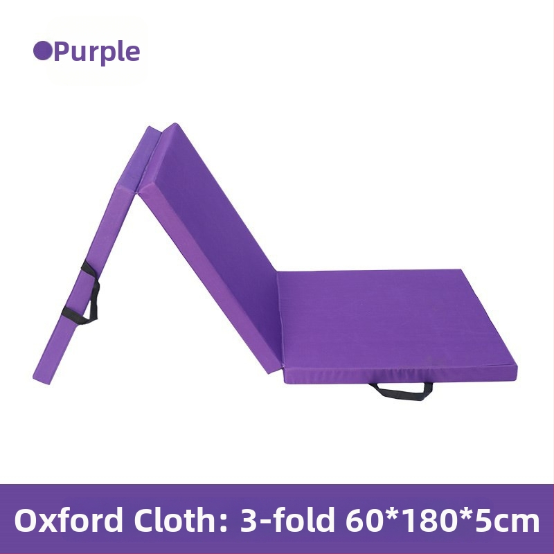 Joga paklājs – trīsdaļīgs saliekams, neslīdoša virsma, PU materiāls, biezums 50 mm, svars 1,8 kg