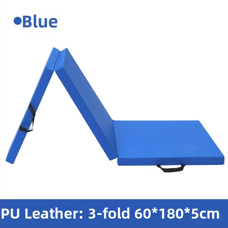 Joga paklājs – trīsdaļīgs saliekams, neslīdoša virsma, PU materiāls, biezums 50 mm, svars 1,8 kg