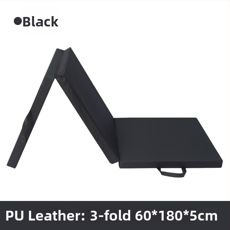 Joga paklājs – trīsdaļīgs saliekams, neslīdoša virsma, PU materiāls, biezums 50 mm, svars 1,8 kg