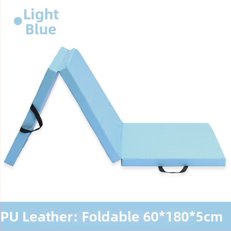 Joga paklājs – trīsdaļīgs saliekams, neslīdoša virsma, PU materiāls, biezums 50 mm, svars 1,8 kg