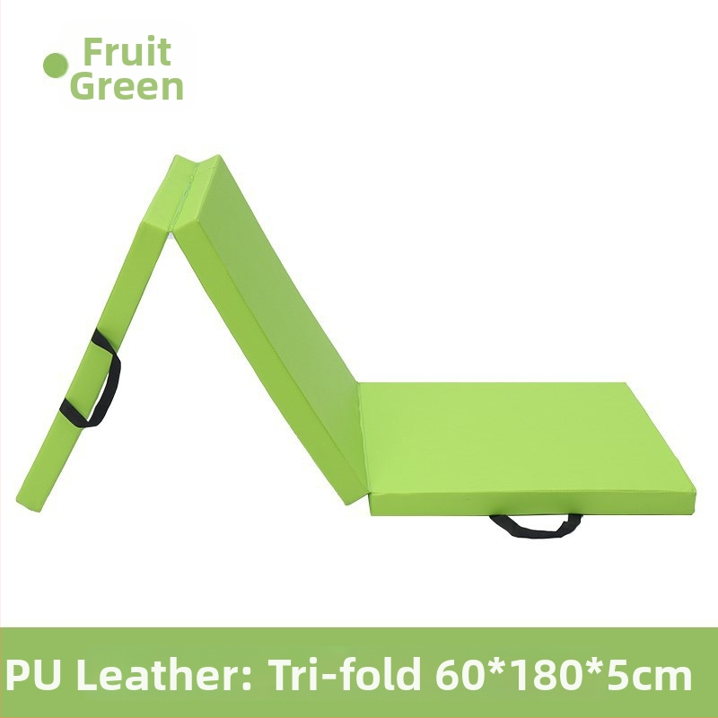 Joga paklājs – trīsdaļīgs saliekams, neslīdoša virsma, PU materiāls, biezums 50 mm, svars 1,8 kg