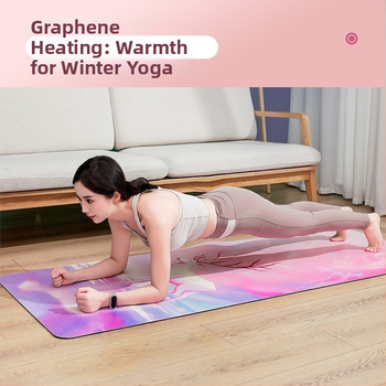 Joga matrača ar pozu vadības līnijām, Kondal, PU+ dabiskā gumija, 5 mm, 5 kg