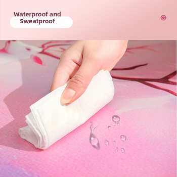 Joga matrača ar pozu vadības līnijām, Kondal, PU+ dabiskā gumija, 5 mm, 5 kg