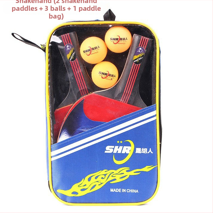 Stalo teniso raketės komplektas pradedantiesiems, 2 vnt., prekinis ženklas Tree flower, lipni guma, horizontali laikymo