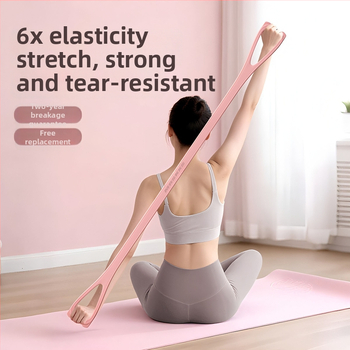 Katės ausų 8-formos atsparumo juosta, silikonas, namų jogai, pečių treniravimui, rankų formavimui ir nugaros lieknumui