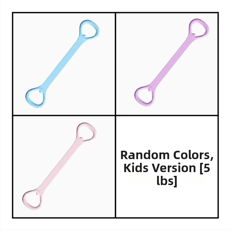 Katės ausų 8-formos atsparumo juosta, silikonas, namų jogai, pečių treniravimui, rankų formavimui ir nugaros lieknumui