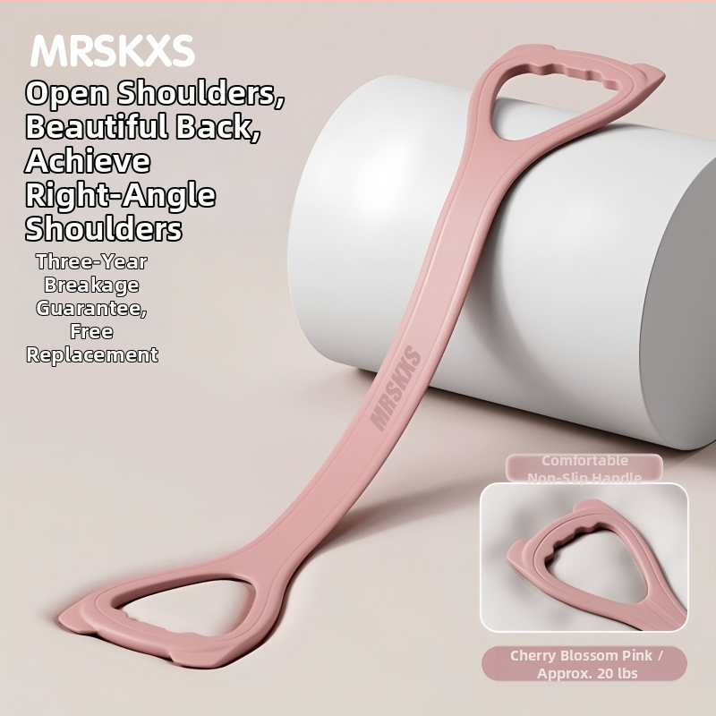 Katės ausų 8-formos atsparumo juosta, silikonas, namų jogai, pečių treniravimui, rankų formavimui ir nugaros lieknumui