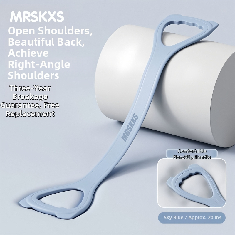 Katės ausų 8-formos atsparumo juosta, silikonas, namų jogai, pečių treniravimui, rankų formavimui ir nugaros lieknumui