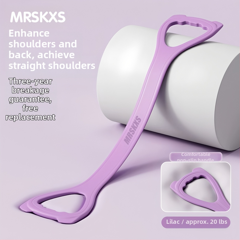 Katės ausų 8-formos atsparumo juosta, silikonas, namų jogai, pečių treniravimui, rankų formavimui ir nugaros lieknumui