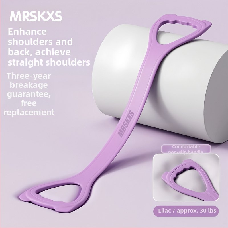 Katės ausų 8-formos atsparumo juosta, silikonas, namų jogai, pečių treniravimui, rankų formavimui ir nugaros lieknumui