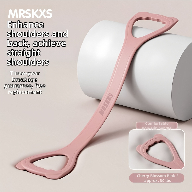 Katės ausų 8-formos atsparumo juosta, silikonas, namų jogai, pečių treniravimui, rankų formavimui ir nugaros lieknumui