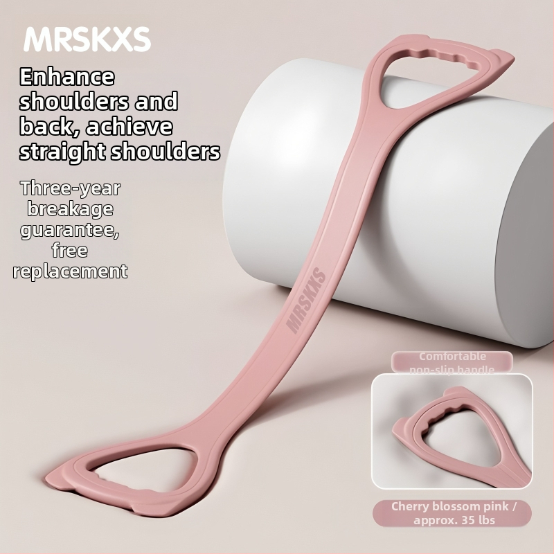 Katės ausų 8-formos atsparumo juosta, silikonas, namų jogai, pečių treniravimui, rankų formavimui ir nugaros lieknumui