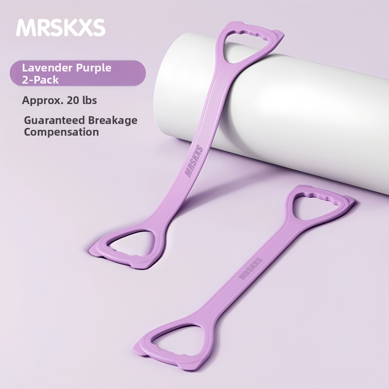 Katės ausų 8-formos atsparumo juosta, silikonas, namų jogai, pečių treniravimui, rankų formavimui ir nugaros lieknumui