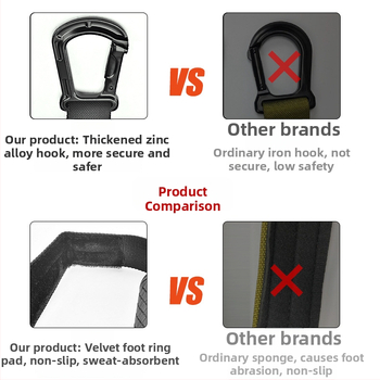 Pakabinama treniruotės juosta – Kaisheng, aukštos kokybės audinio juostelė, skirta pilvo treniravimui