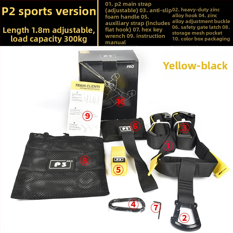 Pakabinama treniruotės juosta – Kaisheng, aukštos kokybės audinio juostelė, skirta pilvo treniravimui