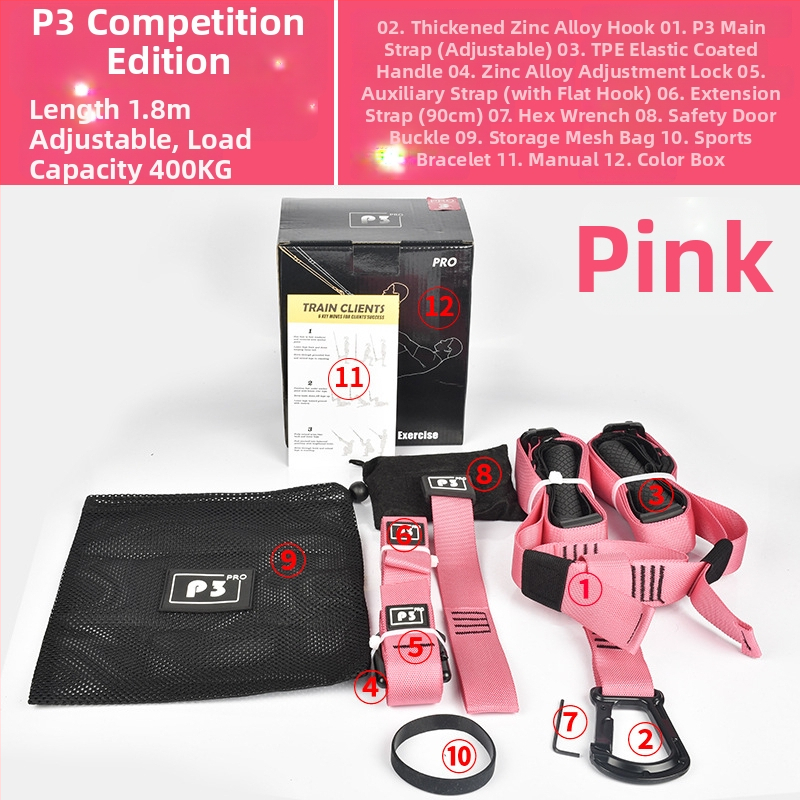 Pakabinama treniruotės juosta – Kaisheng, aukštos kokybės audinio juostelė, skirta pilvo treniravimui