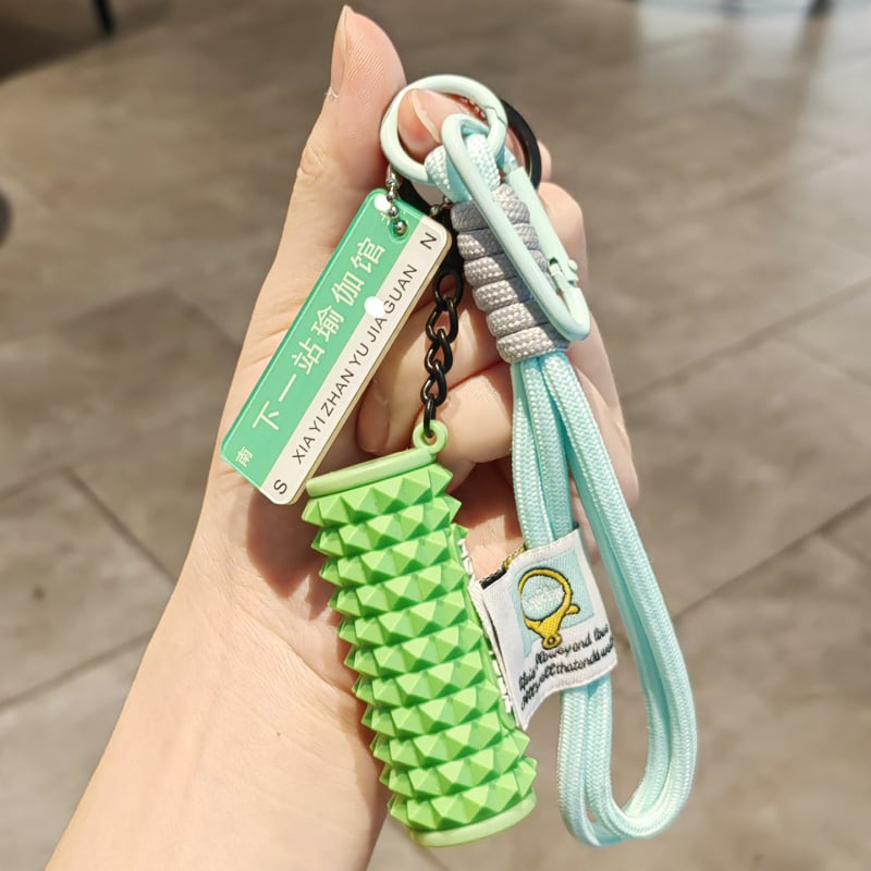 Fitneso pakabukas – Mini putų mace, šiuolaikiškas paprastas stilius (Medžiaga: Soft glue; IP leidimas: Ne; Tipas: Raktų pakabukas)