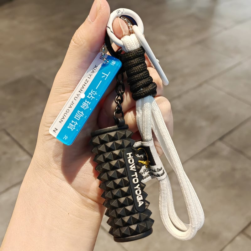 Fitneso pakabukas – Mini putų mace, šiuolaikiškas paprastas stilius (Medžiaga: Soft glue; IP leidimas: Ne; Tipas: Raktų pakabukas)