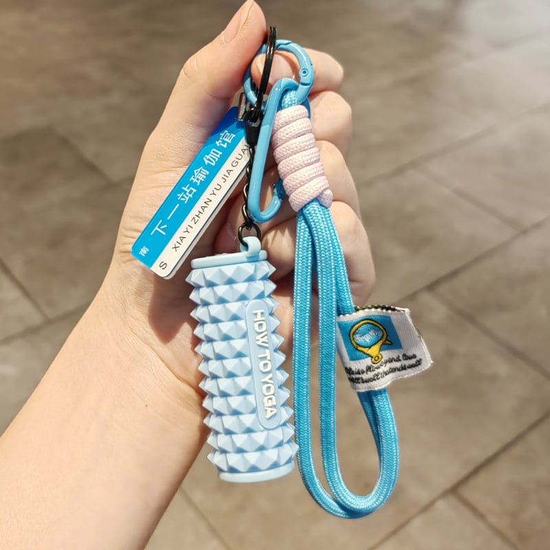 Fitneso pakabukas – Mini putų mace, šiuolaikiškas paprastas stilius (Medžiaga: Soft glue; IP leidimas: Ne; Tipas: Raktų pakabukas)