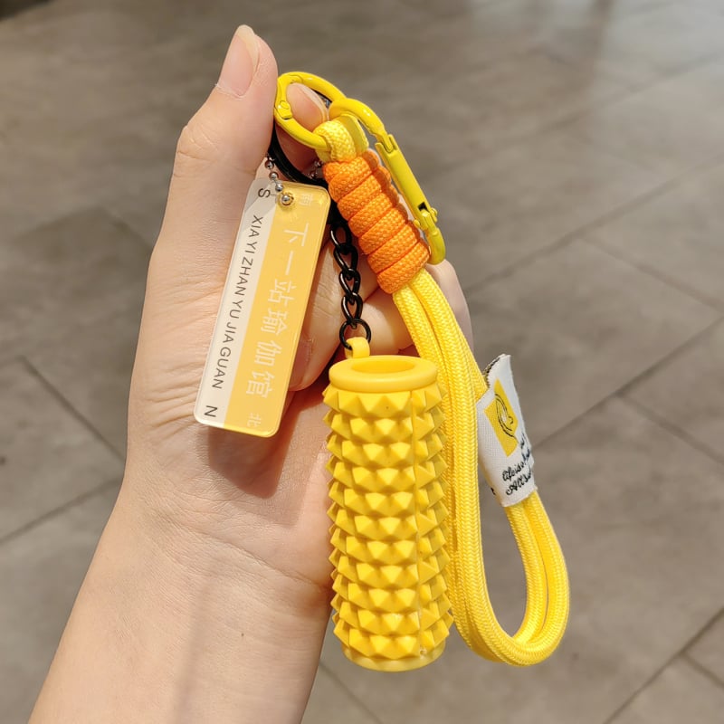 Fitneso pakabukas – Mini putų mace, šiuolaikiškas paprastas stilius (Medžiaga: Soft glue; IP leidimas: Ne; Tipas: Raktų pakabukas)