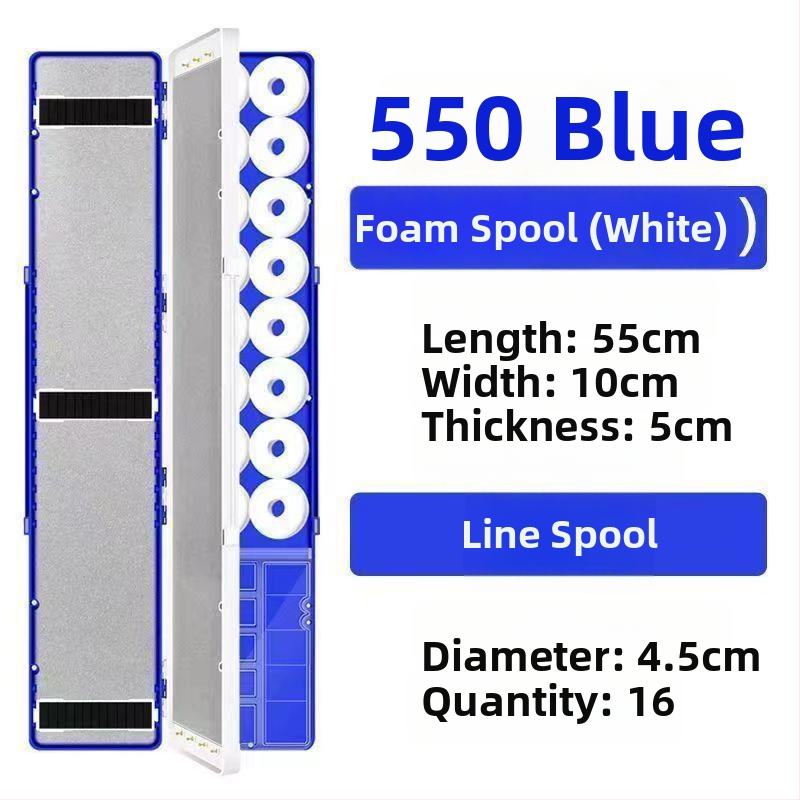 Többcélú horgász úszó doboz 12 úszóval, háromrétegű kialakítás, nagy kapacitás, rekeszek a fő- és mellékágak számára