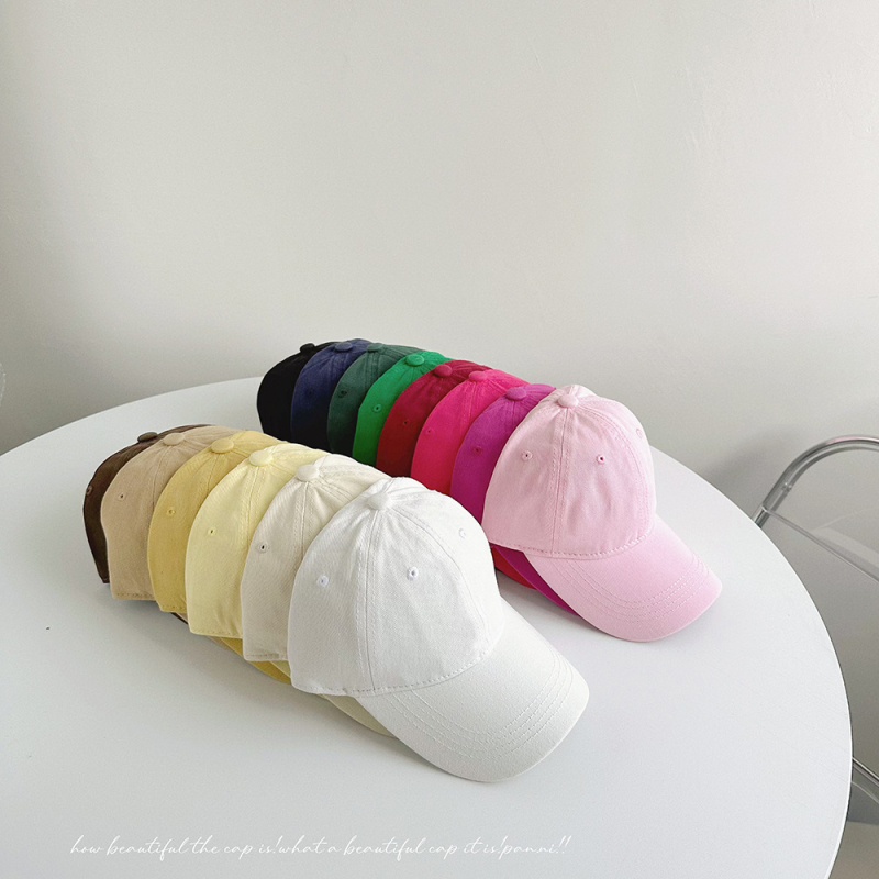 Șapcă de baseball pentru copii – 100% bumbac, coroană în formă de dom, boruri late; protecție solară, respirabilă, umbire; pentru vârste 4–6, 8–10 și peste 10 ani