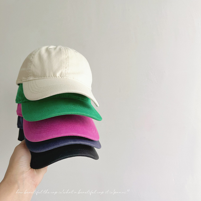 Șapcă de baseball pentru copii – 100% bumbac, coroană în formă de dom, boruri late; protecție solară, respirabilă, umbire; pentru vârste 4–6, 8–10 și peste 10 ani