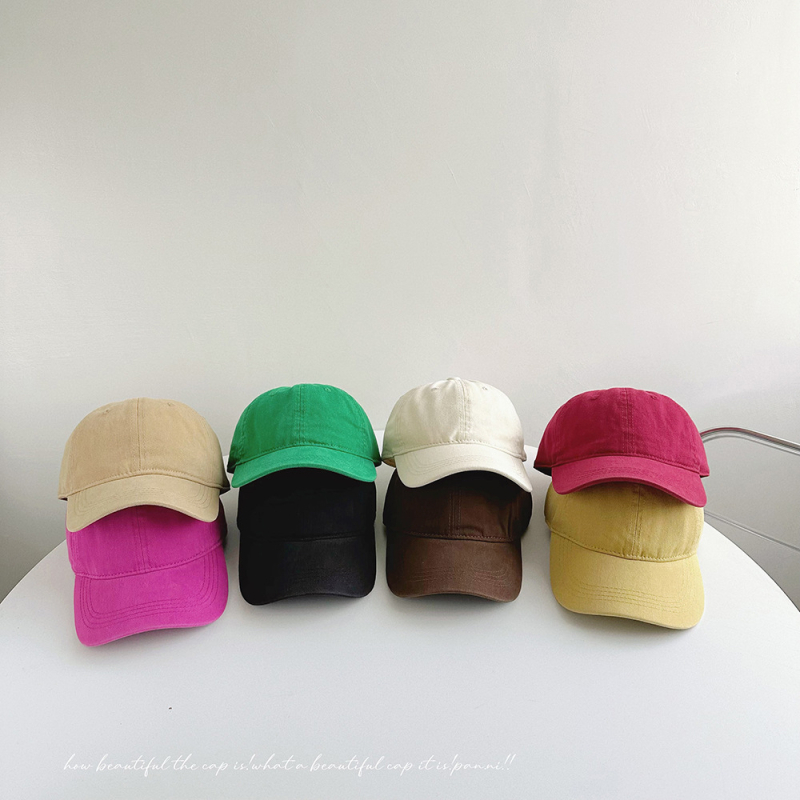 Șapcă de baseball pentru copii – 100% bumbac, coroană în formă de dom, boruri late; protecție solară, respirabilă, umbire; pentru vârste 4–6, 8–10 și peste 10 ani