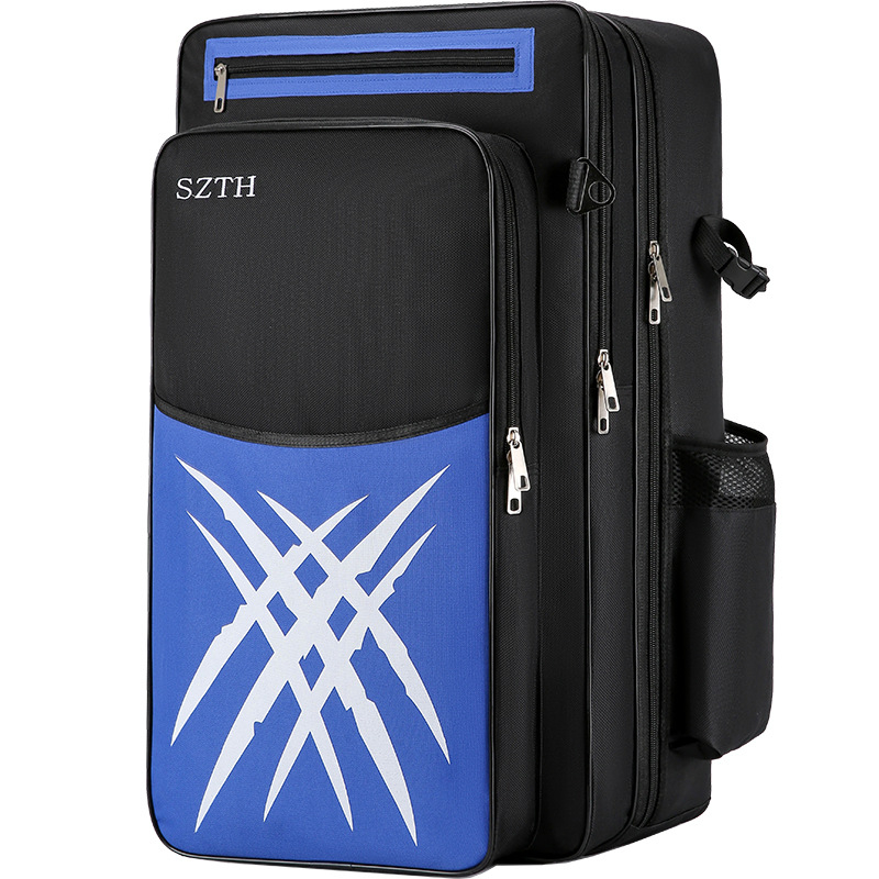 Torba za morski ribolov, velika kapaciteta, Oxford platno, vodootporna, pretinci za štap, liniju i opremu