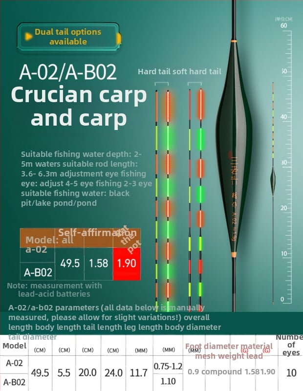 Vertikālais zvejas pludiņš ar augstu jutīgumu, gaismas, integrēts mīksts un ciets astiņš, dienas un nakts elektroniskais pludiņš