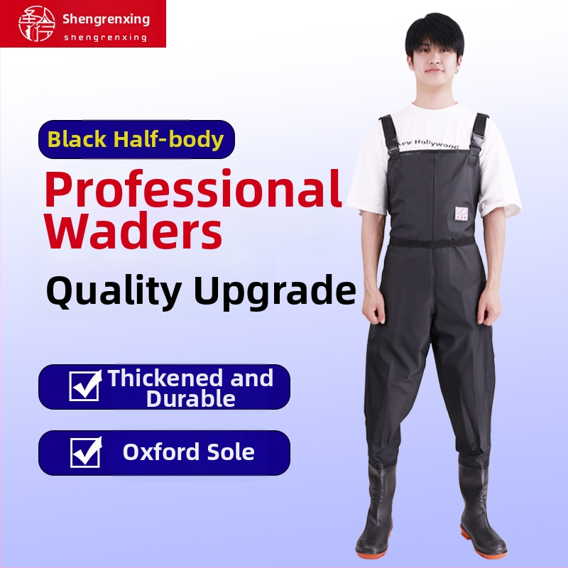 PVC vandeniui atsparios žvejybos kelnės – atsparios dėvėjimui, vėjui, storintos, universalios