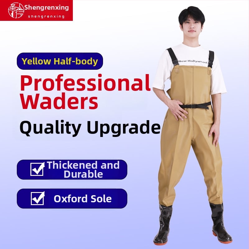 PVC vandeniui atsparios žvejybos kelnės – atsparios dėvėjimui, vėjui, storintos, universalios