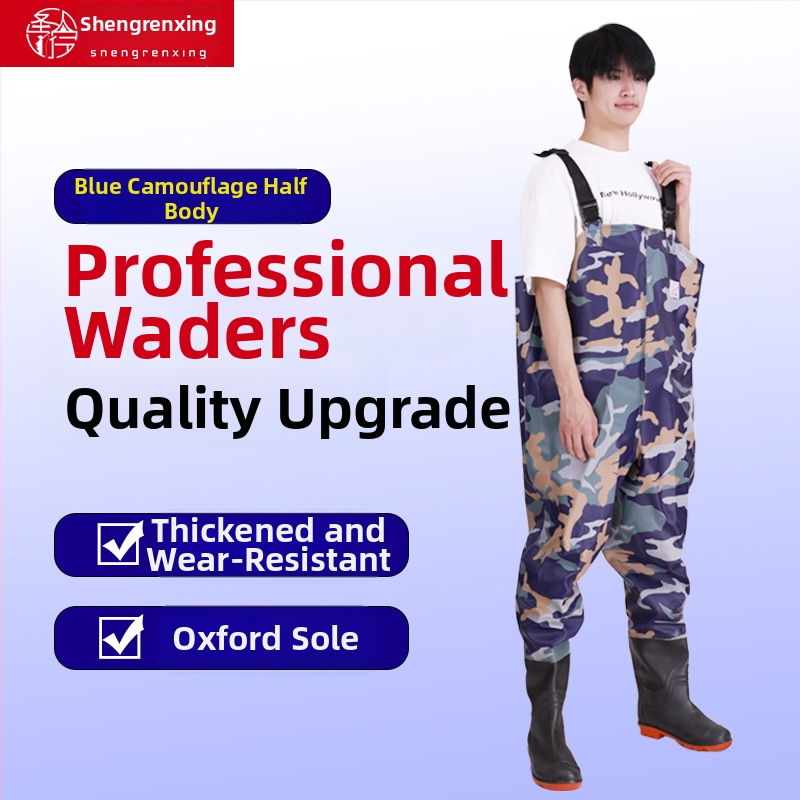 PVC vandeniui atsparios žvejybos kelnės – atsparios dėvėjimui, vėjui, storintos, universalios