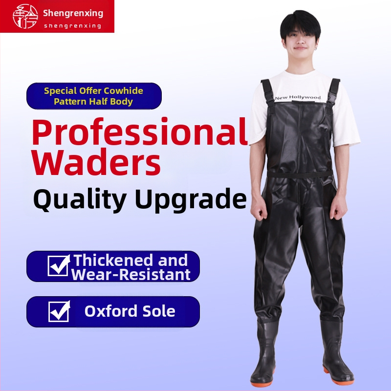 PVC vandeniui atsparios žvejybos kelnės – atsparios dėvėjimui, vėjui, storintos, universalios