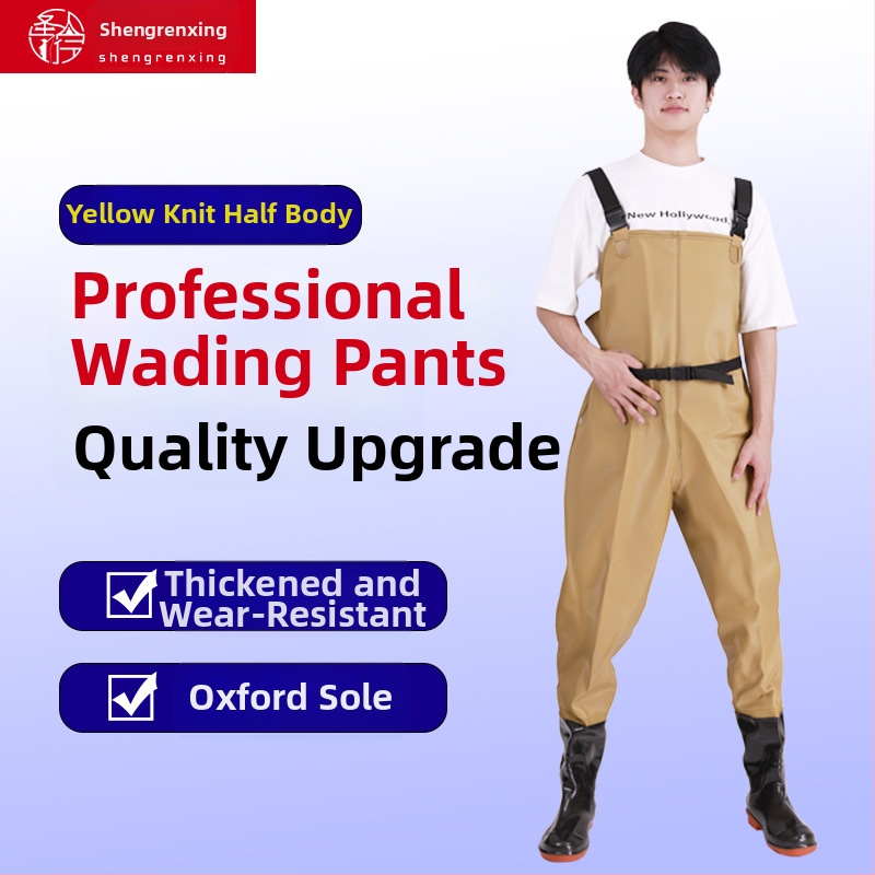 PVC vandeniui atsparios žvejybos kelnės – atsparios dėvėjimui, vėjui, storintos, universalios