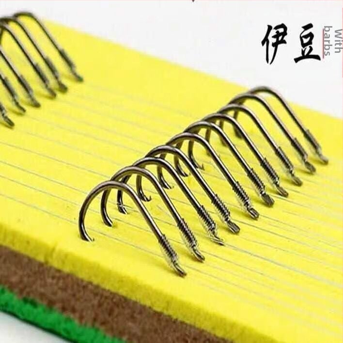 Iseña āķis Nr. 1 upes makšķerēšanai; Izcelsme Jiangsu un Zhejiang; Iepakojums 100 gab./kaste