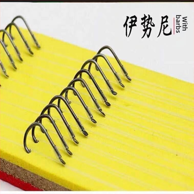 Iseña āķis Nr. 1 upes makšķerēšanai; Izcelsme Jiangsu un Zhejiang; Iepakojums 100 gab./kaste