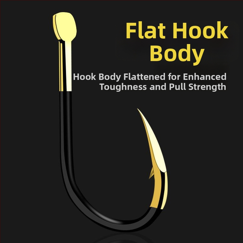 Iseña āķis Nr. 1 upes makšķerēšanai; Izcelsme Jiangsu un Zhejiang; Iepakojums 100 gab./kaste