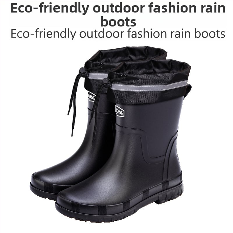 PVC ülaosa; plastmassist tald; sisemus võrk; EVA sisetald; keskmise pikkusega varrukas kõrgus