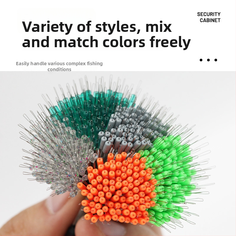 Silikónové rybárske korálky – proti zamotaniu, zosilnené pre lov na dne (materiál: silikón; balenie 100 ks)