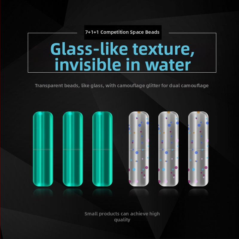 Silikónové rybárske korálky – proti zamotaniu, zosilnené pre lov na dne (materiál: silikón; balenie 100 ks)