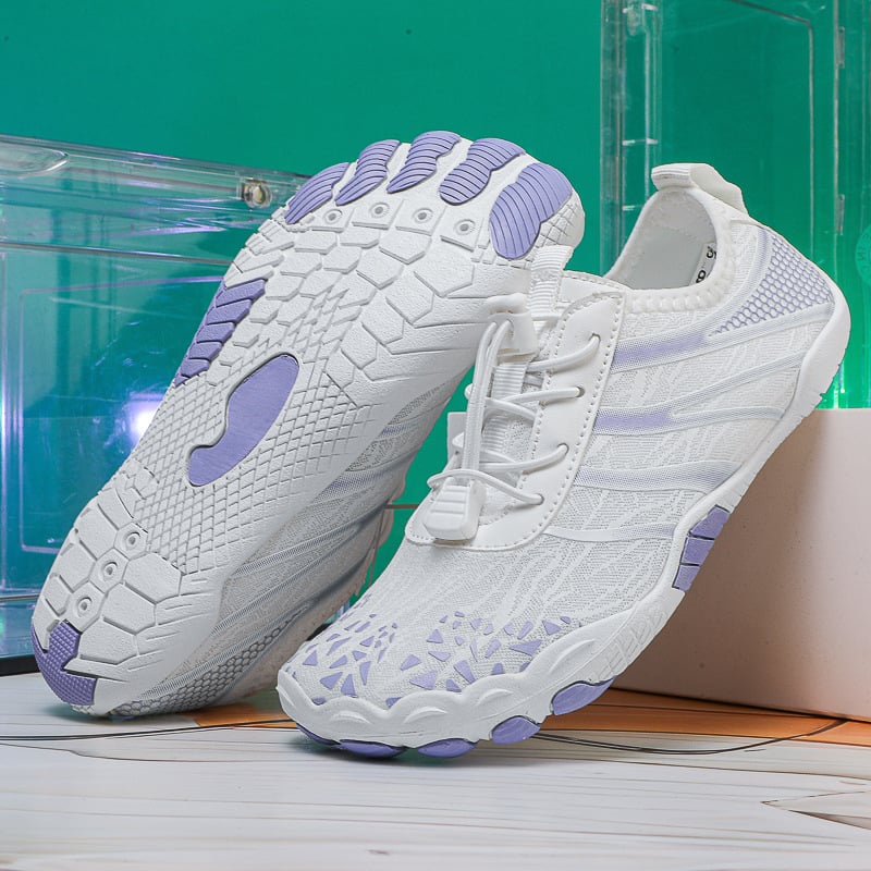 Ūdens kurpes ar pieciem pirkstiem upes izpētei – Universālas, zemais augšējais, pretslīdējoša gumijas zole, augšdaļā gaisa slānis