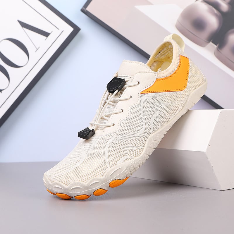 Ūdens kurpes ar pieciem pirkstiem upes izpētei – Universālas, zemais augšējais, pretslīdējoša gumijas zole, augšdaļā gaisa slānis