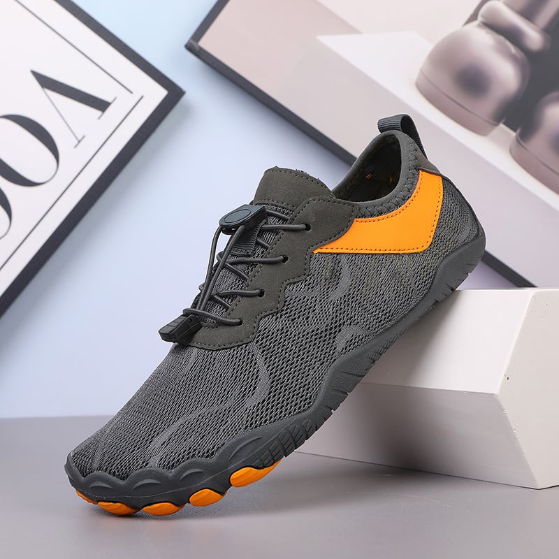 Ūdens kurpes ar pieciem pirkstiem upes izpētei – Universālas, zemais augšējais, pretslīdējoša gumijas zole, augšdaļā gaisa slānis