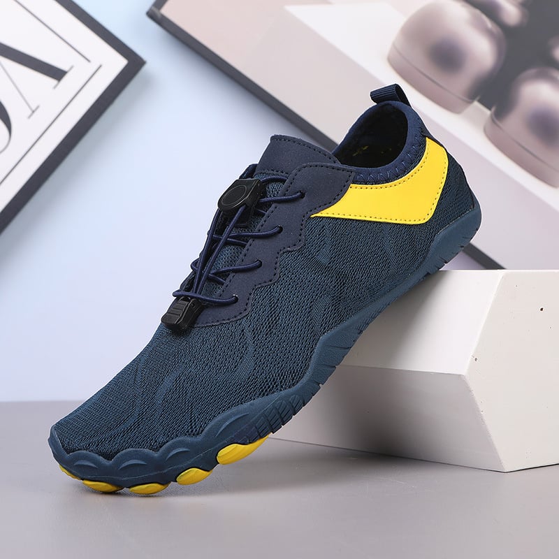 Ūdens kurpes ar pieciem pirkstiem upes izpētei – Universālas, zemais augšējais, pretslīdējoša gumijas zole, augšdaļā gaisa slānis