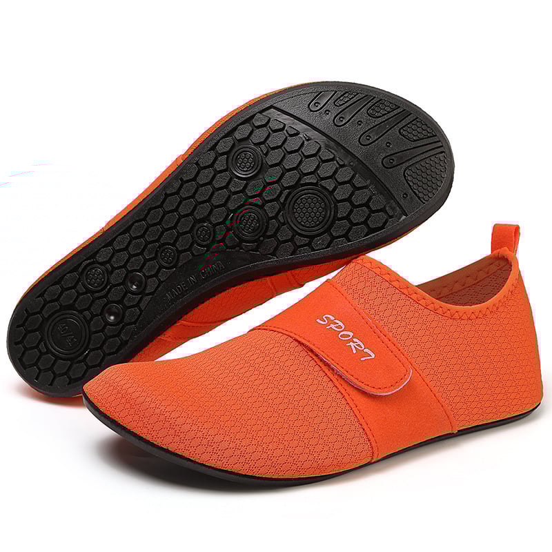 Lauko vandens bateliai su Velcro užtrauktuku, Space Layer viršus, natūralaus kaučiuko išorinis padas, gumos vidurinė pada, kvėpuojantys ir greitai džiūstantys, lengvi