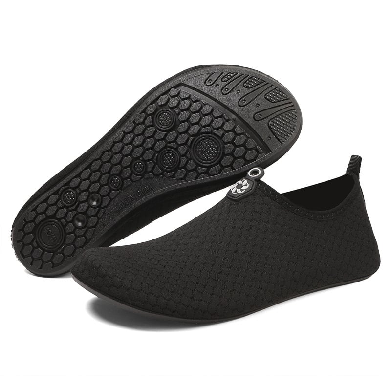 Lauko vandens bateliai su Velcro užtrauktuku, Space Layer viršus, natūralaus kaučiuko išorinis padas, gumos vidurinė pada, kvėpuojantys ir greitai džiūstantys, lengvi