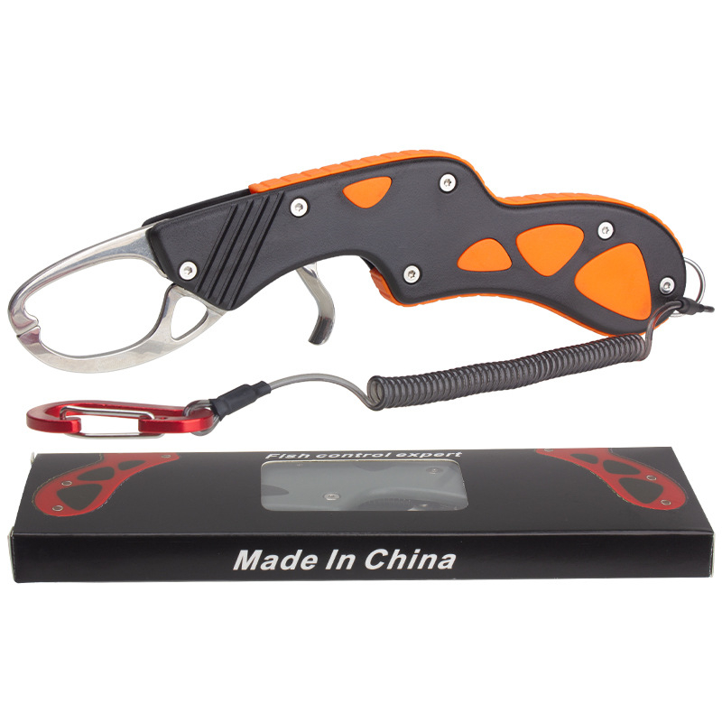 Yangfan nehrđajući čelik kliješta za kontrolu ribe s plastičnom ručkom, automatsko zaključavanje – komplet za ribolov