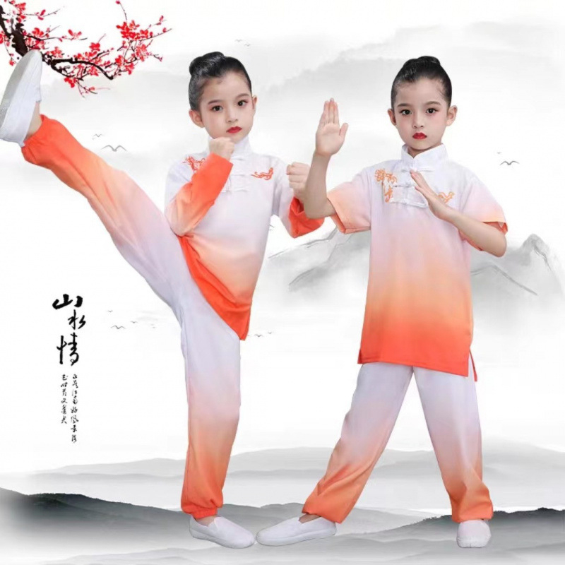 Dječja odjeća za Tai ChiKung Fu izvedbu — bambusovo ugljično vlakno, 98% spandeks, unisex, podstava od pamuka