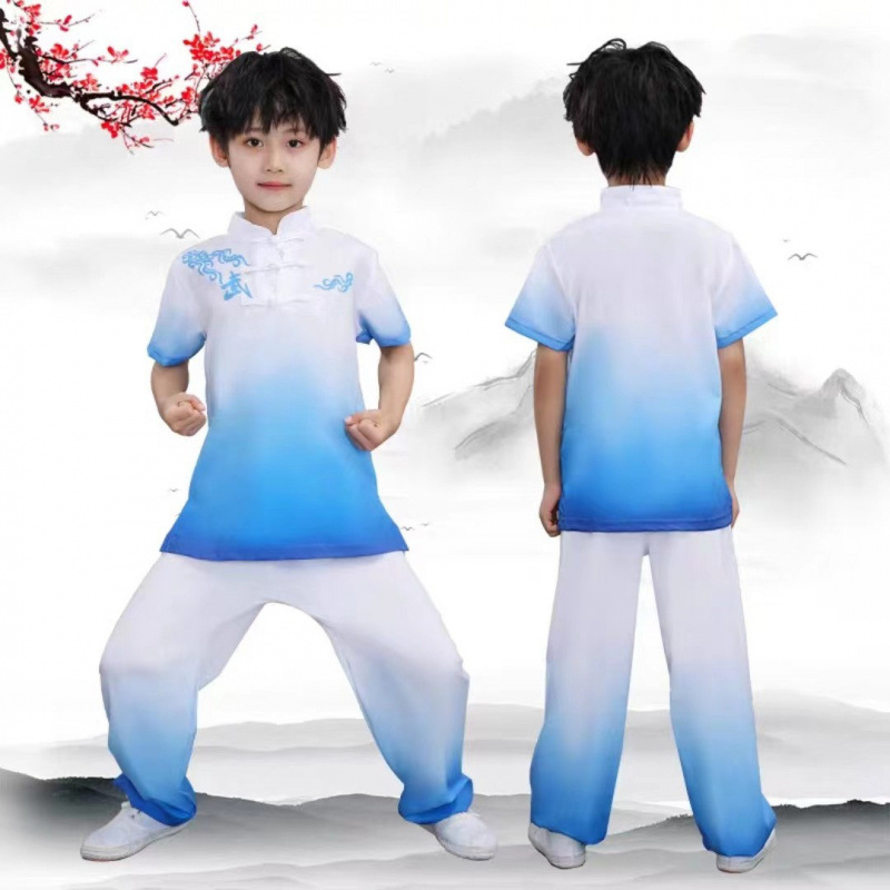 Dječja odjeća za Tai ChiKung Fu izvedbu — bambusovo ugljično vlakno, 98% spandeks, unisex, podstava od pamuka